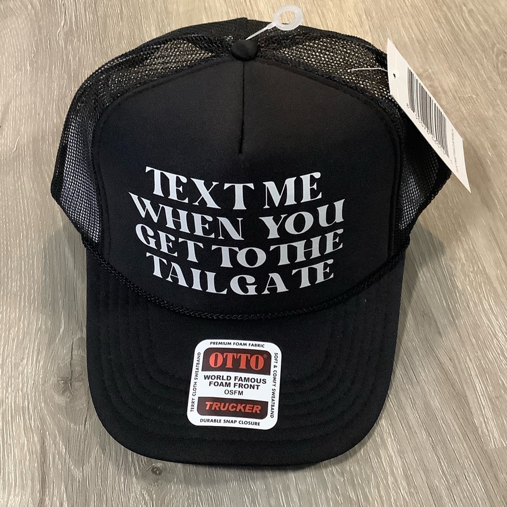 Kenz Kustomz text me when you get to the tailgate baseball cap